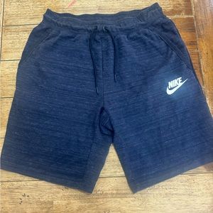 Nike Blue Tech Fleece Athletic Shorts - Size M